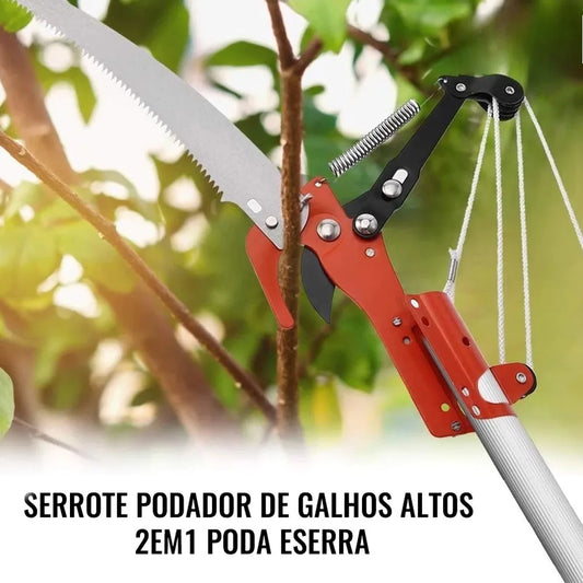 Kit 2 em 1 Serra de Poda e Tesoura Podadora